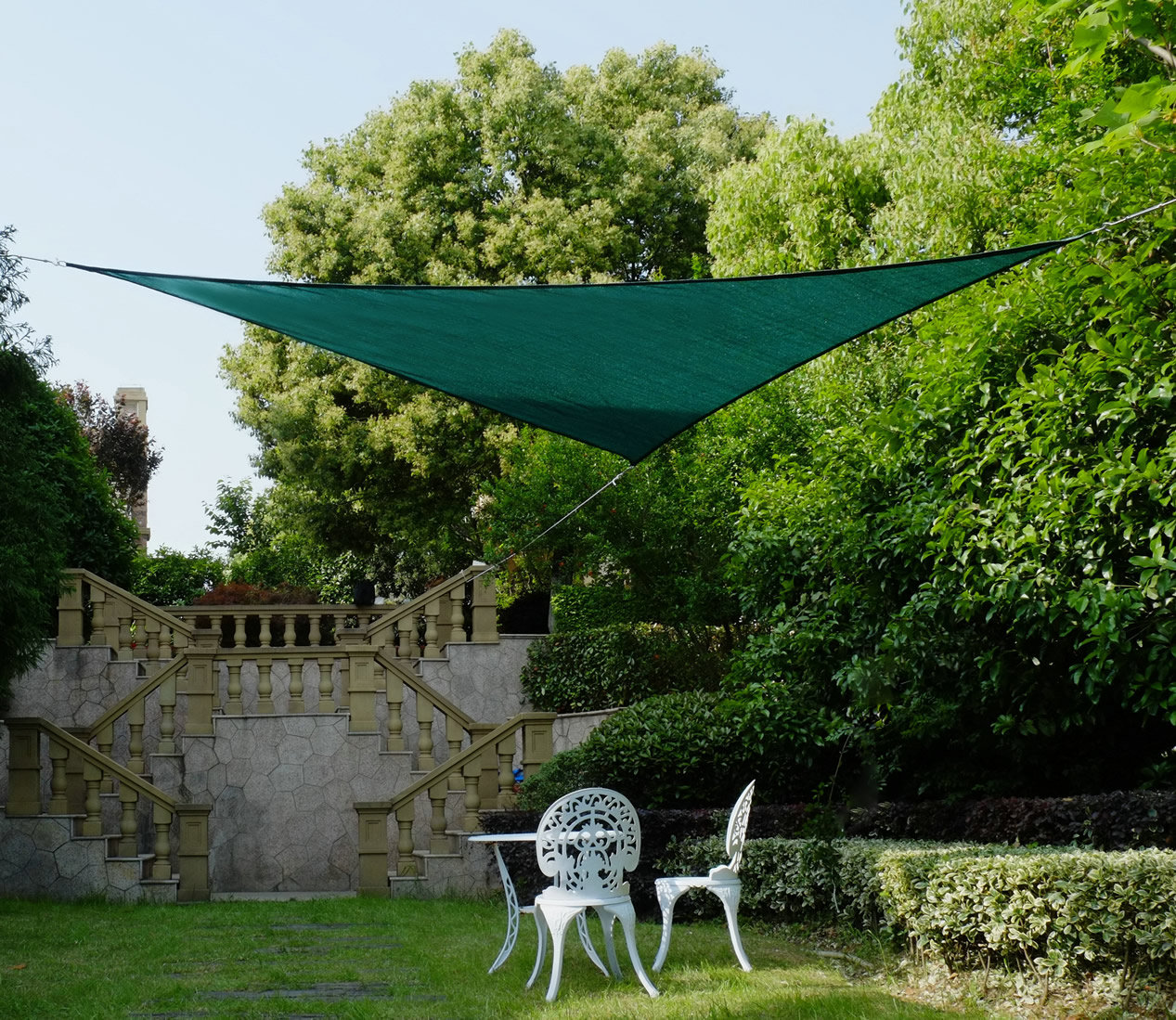 Cool Area 16'4" Triangle Shade Sail & Reviews Wayfair